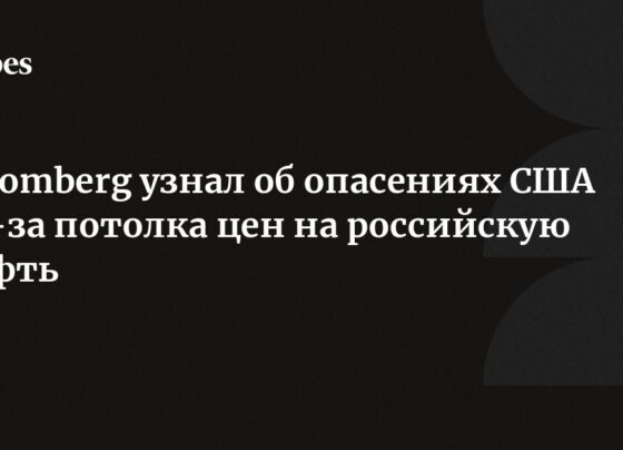 Bloomberg узнал об опасениях США из-за потолка цен на российскую нефть