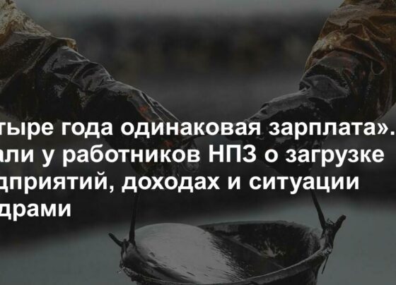 «Атмосфера как в тюрьме». Узнали у работников НПЗ о загрузке предприятий, заработках и ситуации с кадрами