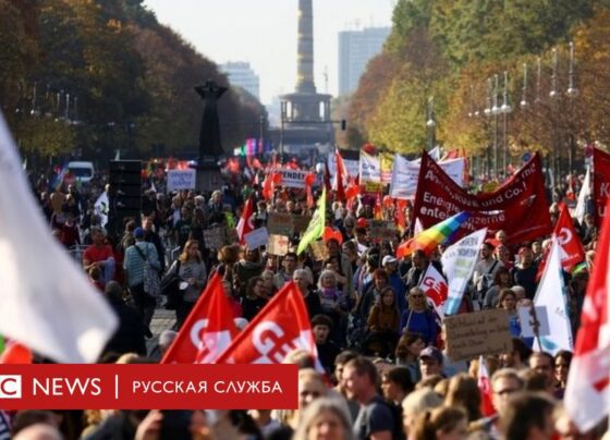 В Германии прошли протесты с требованиями компенсировать рост цен на энергию