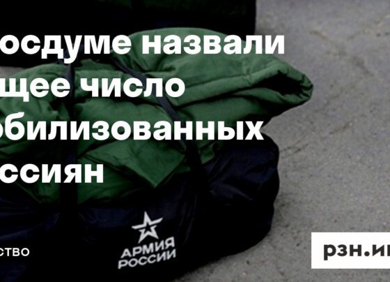 В Госдуме назвали общее число мобилизованных россиян — Новости — город Рязань на городском сайте RZN.info