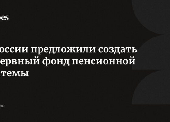 В России предложили создать резервный фонд пенсионной системы
