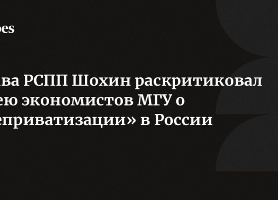 Глава РСПП Шохин раскритиковал идею экономистов МГУ о «реприватизации» в России