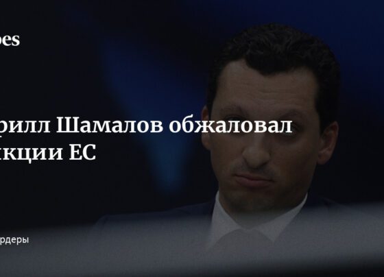 Кирилл Шамалов обжаловал санкции ЕС