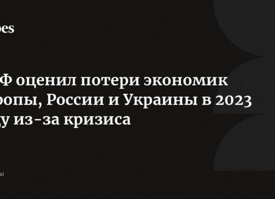 МВФ оценил потери экономик Европы, России и Украины в 2023 году из-за кризиса