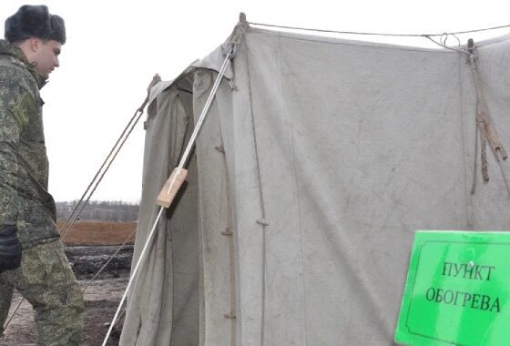 Мобилизованных волгоградцев на полигонах согреют разговорами и дровами