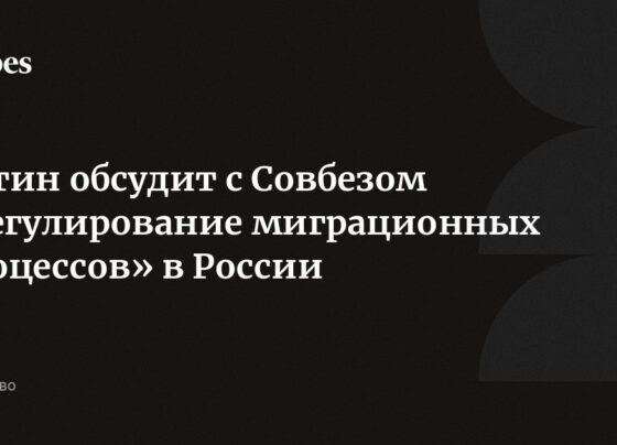 Путин обсудит с Совбезом «регулирование миграционных процессов» в России