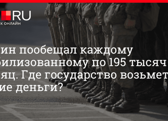 Путин пообещал каждому мобилизованному по 195 тысяч в месяц. Где государство возьмет такие деньги? | 74.ru