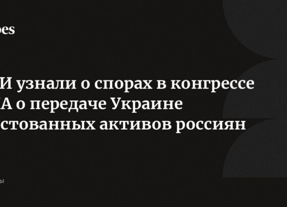 СМИ узнали о спорах в конгрессе США о передаче Украине арестованных активов россиян