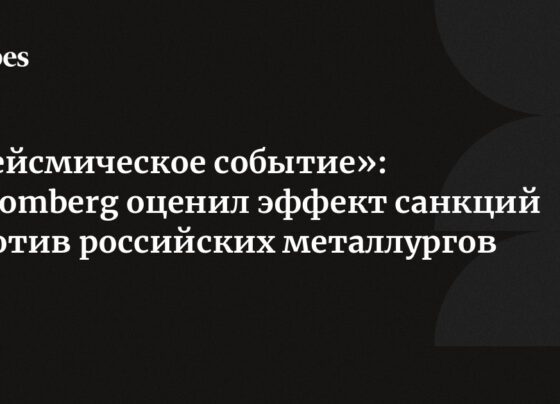 «Сейсмическое событие»: Bloomberg оценил эффект санкций против российских металлургов