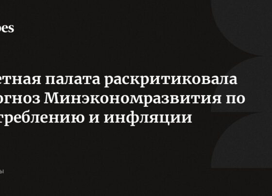 Счетная палата раскритиковала прогноз Минэкономразвития по потреблению и инфляции