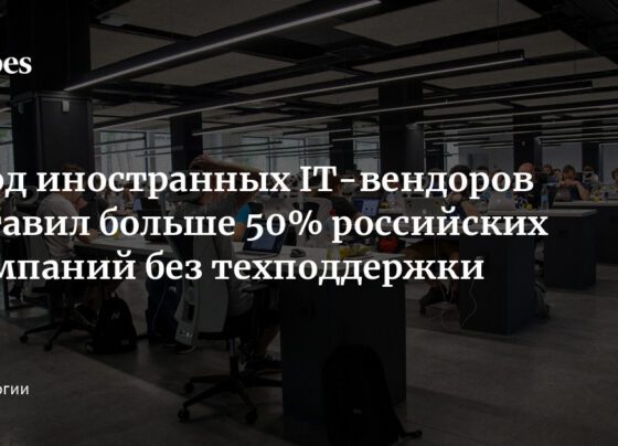 Уход иностранных IТ-вендоров оставил больше 50% российских компаний без техподдержки