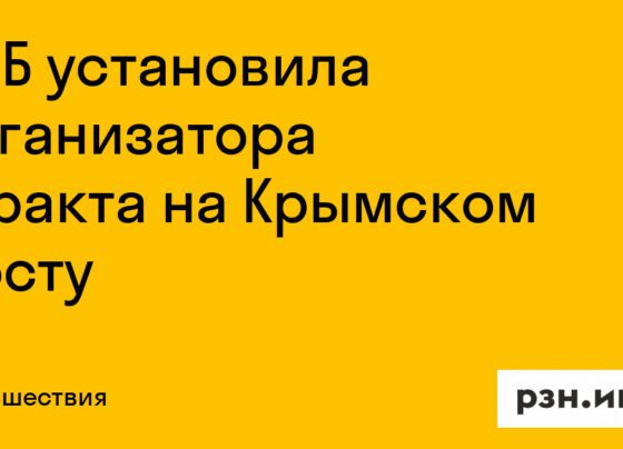 ФСБ установила организатора теракта на Крымском мосту — Новости — город Рязань на городском сайте RZN.info