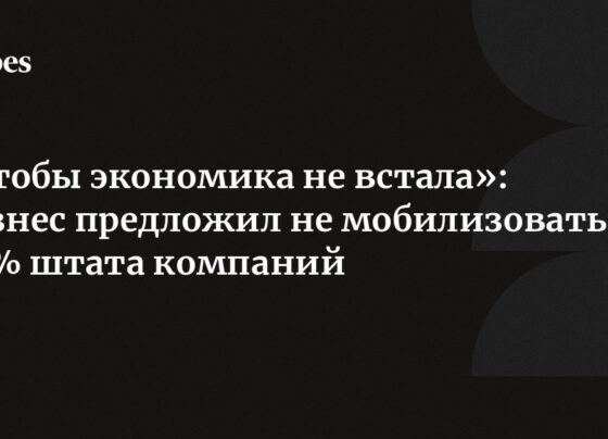 «Чтобы экономика не встала»: бизнес предложил не мобилизовать 90% штата компаний