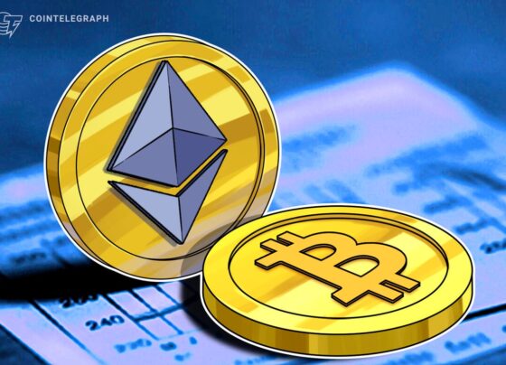 Технические данные о цене Ethereum намекают на рост на 35% по сравнению с биткойнами в 2023 году