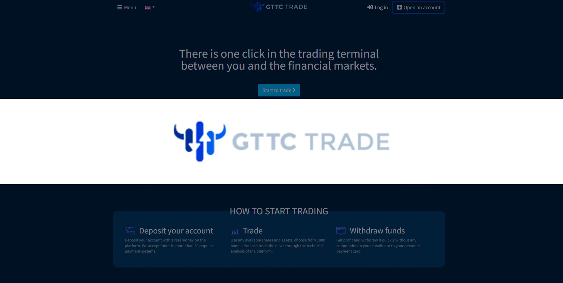 GTTC Trade Отзывы о брокере – Надежный или мошенники?