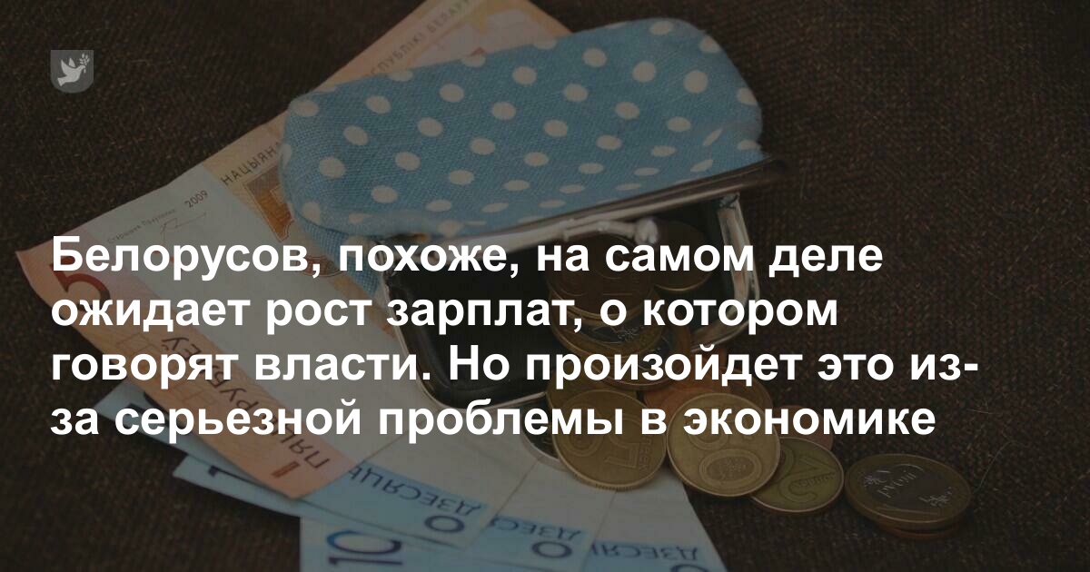 Белорусов, похоже, на самом деле ожидает рост зарплат, о котором говорят власти. Экономист пояснил, при чем тут уехавшие из страны