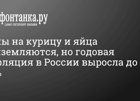 Какая инфляция сейчас в России? - 25 октября 2023