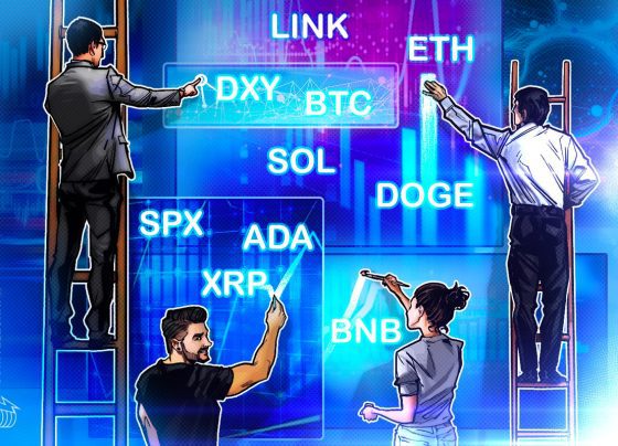 SPX, DXY, BTC, ETH, BNB, XRP, SOL, ADA, DOGE, LINK