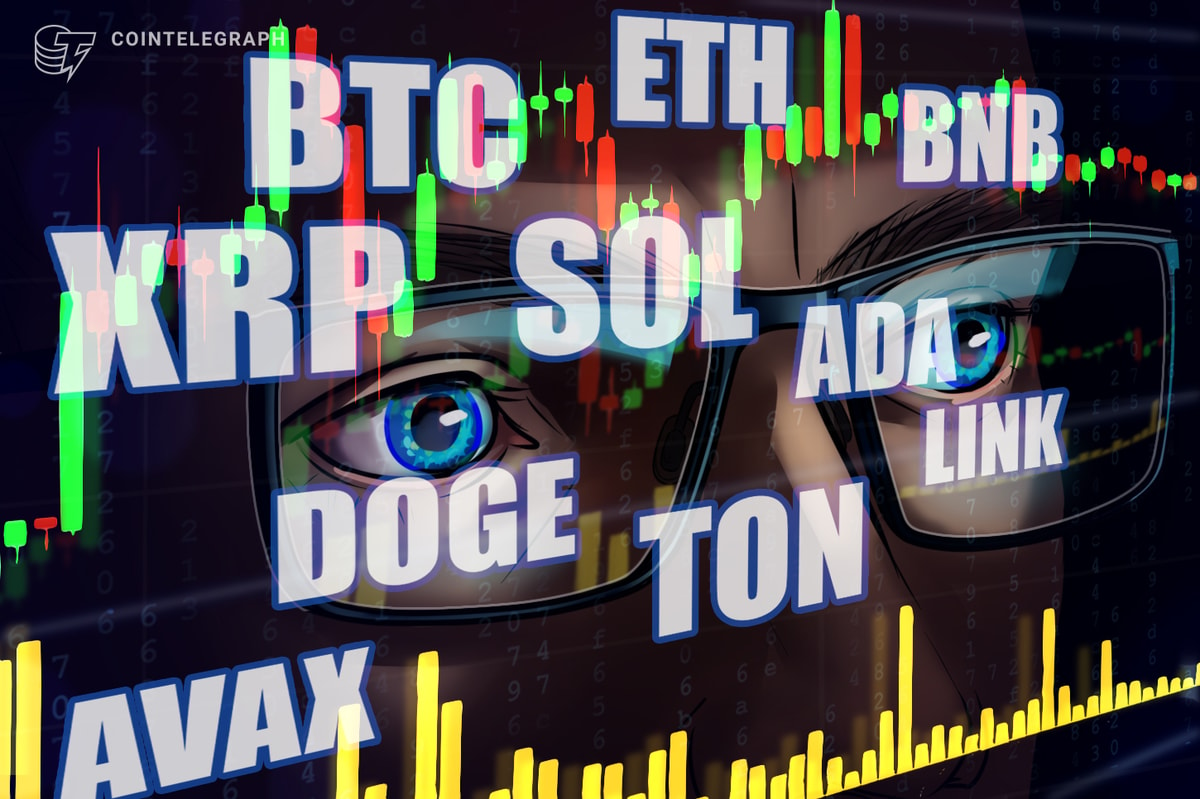 BTC, ETH, BNB, XRP, SOL, ADA, DOGE, TON, LINK, AVAX