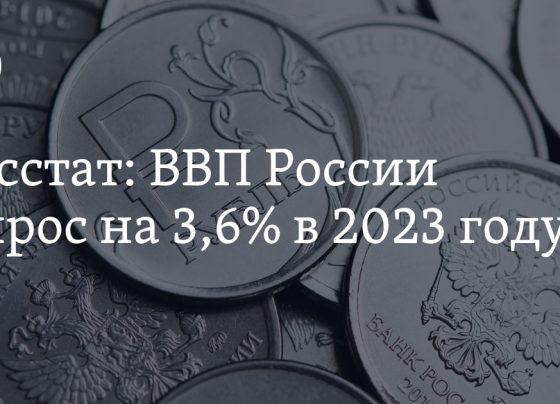 ВВП России за год вырос на 3,6%: данные Росстата