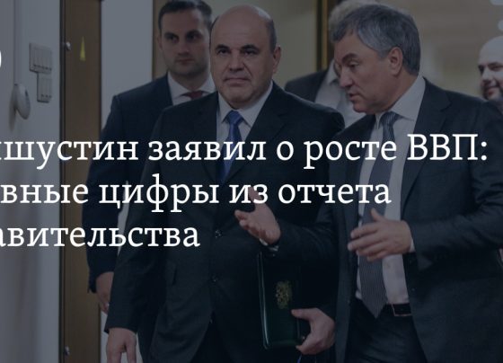 о чем рассказал Мишустин в отчете 3 апреля