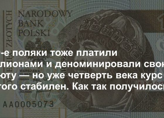 За 24 года наш рубль по отношению к доллару обесценился в 101 раз, а курс злотого остался тем же. Как поляки этого добились