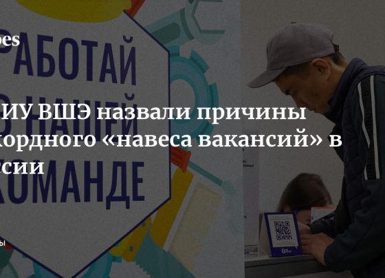 В НИУ ВШЭ назвали причины рекордного «навеса вакансий» в России