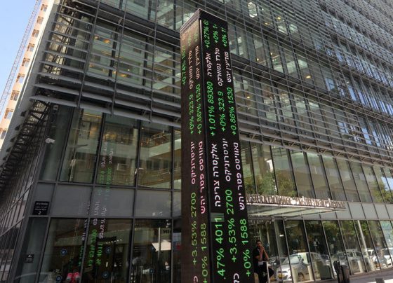 &copy; Guy Asayag, TASE PR Рынок акций  Израиля закрылся ростом, TA 35 прибавил 1,97%