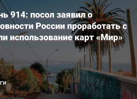 посол заявил о готовности России проработать с Чили использование карт «Мир» — Деньги на vc.ru