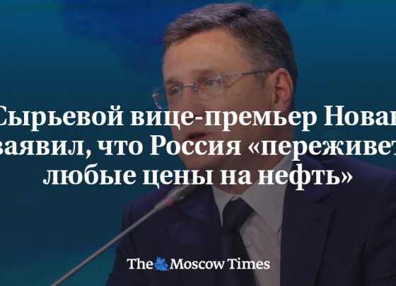 Сырьевой вице-премьер Новак заявил, что Россия «переживет любые цены на нефть»