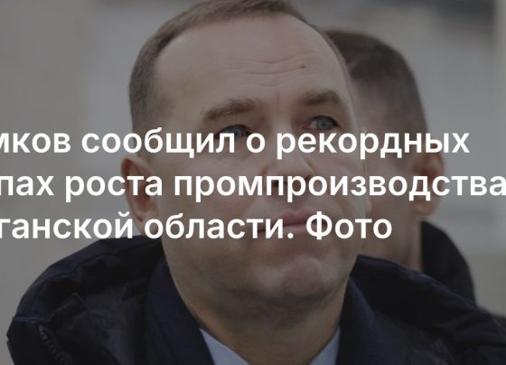 Шумков сообщил о рекордных темпах роста промпроизводства в Курганской области