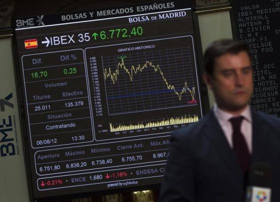 &copy; Reuters.  Рынок акций  Испании закрылся падением, IBEX 35 снизился на 0,24%