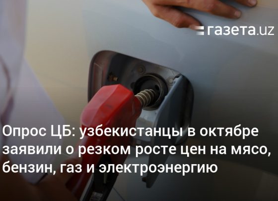 узбекистанцы в октябре заявили о резком росте цен на мясо, бензин, газ и электроэнергию – Новости Узбекистана – Газета.uz