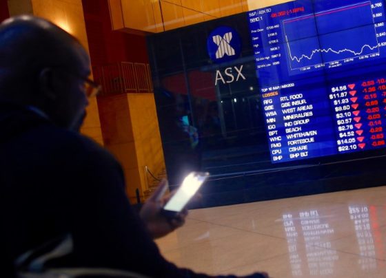 &copy; Reuters.  Рынок акций  Австралии закрылся падением, S&amp;P/ASX 200 снизился на 1,24%