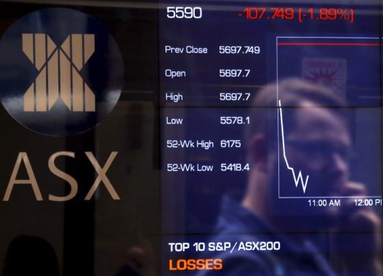 &copy; Reuters.  Рынок акций  Австралии закрылся ростом, S&amp;P/ASX 200 прибавил 1,38%