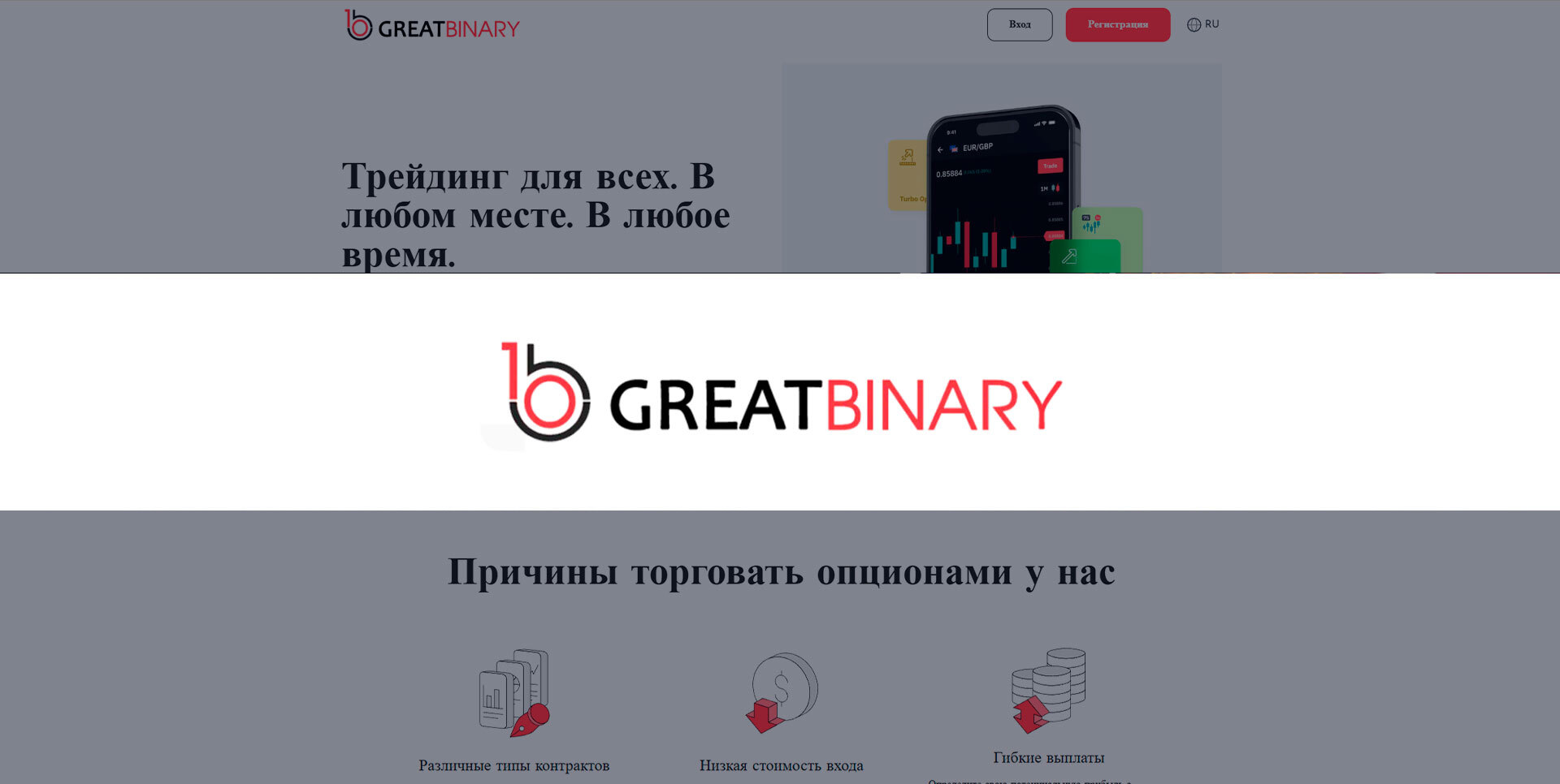 Обзор Брокера GreatBinary