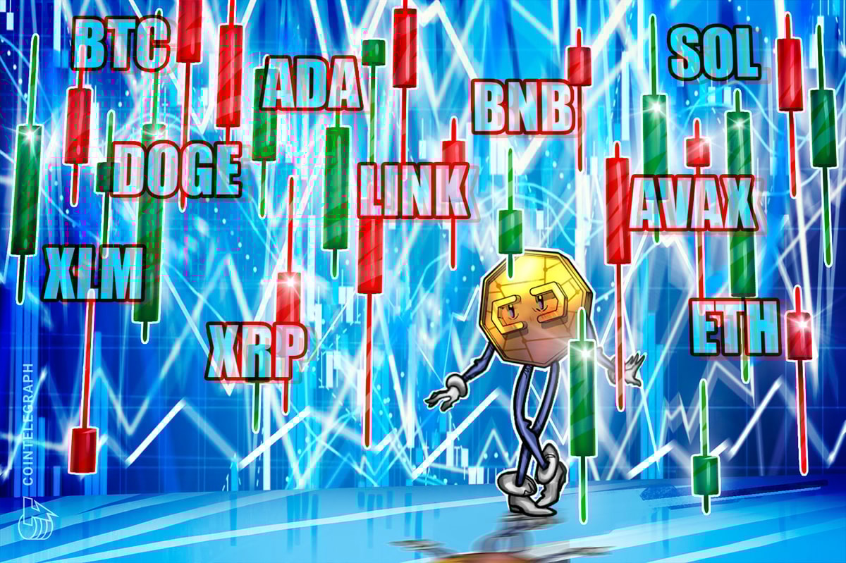 Анализ цен 3/26: BTC, ETH, XRP, BNB, SOL, DOGE, ADA, Link, Avax, XLM