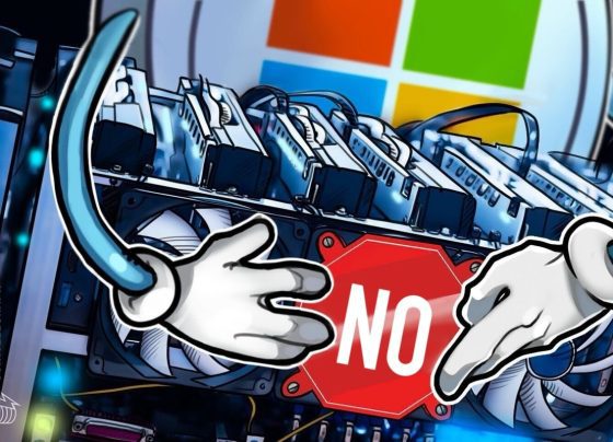 Биткойн -майнинга внизуется после планов центров обработки данных Microsoft.