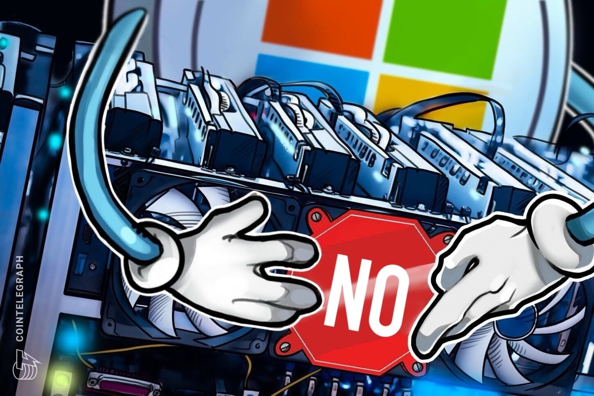 Биткойн -майнинга внизуется после планов центров обработки данных Microsoft.