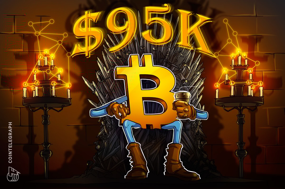 Биткойн «горячее снабжение» приближается к 40 миллиардам долларов, так как новые инвесторы затопляют 95 тыс. Долл. США