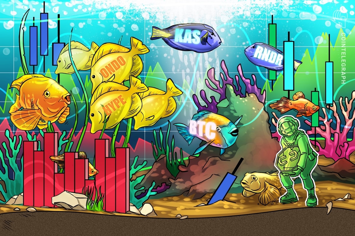 Биткойн -митинги на фоне макроэкономических проблем – далее ли ажиотаж, ондо, RNDR и KAS?