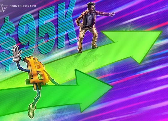 Биткойн отскоки от Bearish US WRP -данных, когда покупатели DIP отталкивают цену BTC к 95 тысячам долларов США.