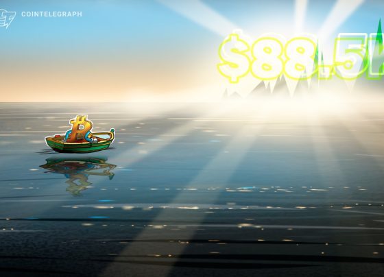 Биткойнская цена превышает 88,5 тыс. Долл. США, поскольку BTC удваивает, что выпадает на акции.