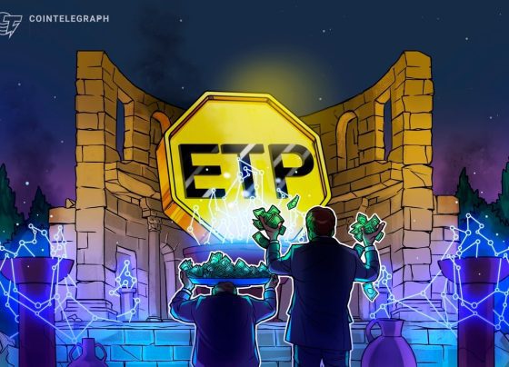 Crypto ETPS См. $ 3,3 млрд. Еженедельные приток, лучшие 10,8 млрд долларов с начала года.