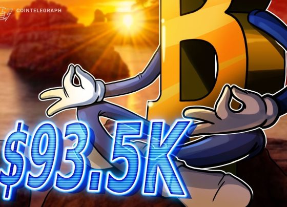 Продажа биткойнов до 93,5 тыс. Долл. США-это краткий склонность-данные по-прежнему поддерживают новые максимумы BTC в 2025 году.