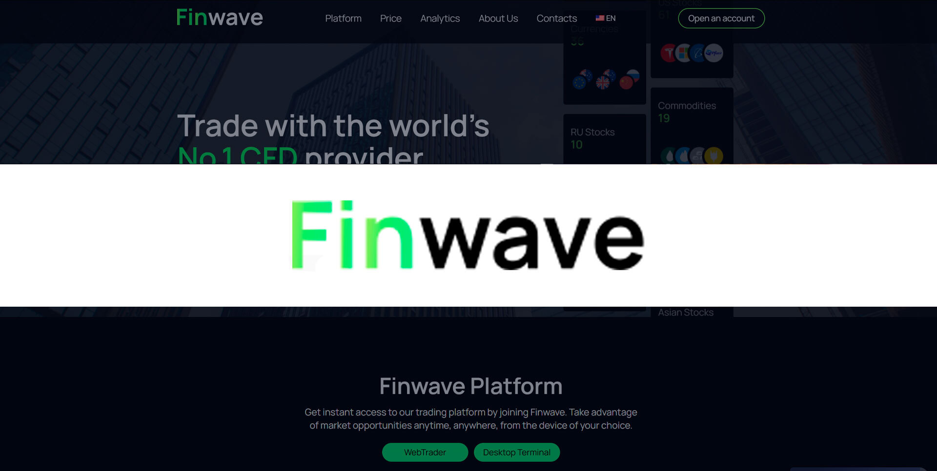 Короткий обзор брокера Finwave
