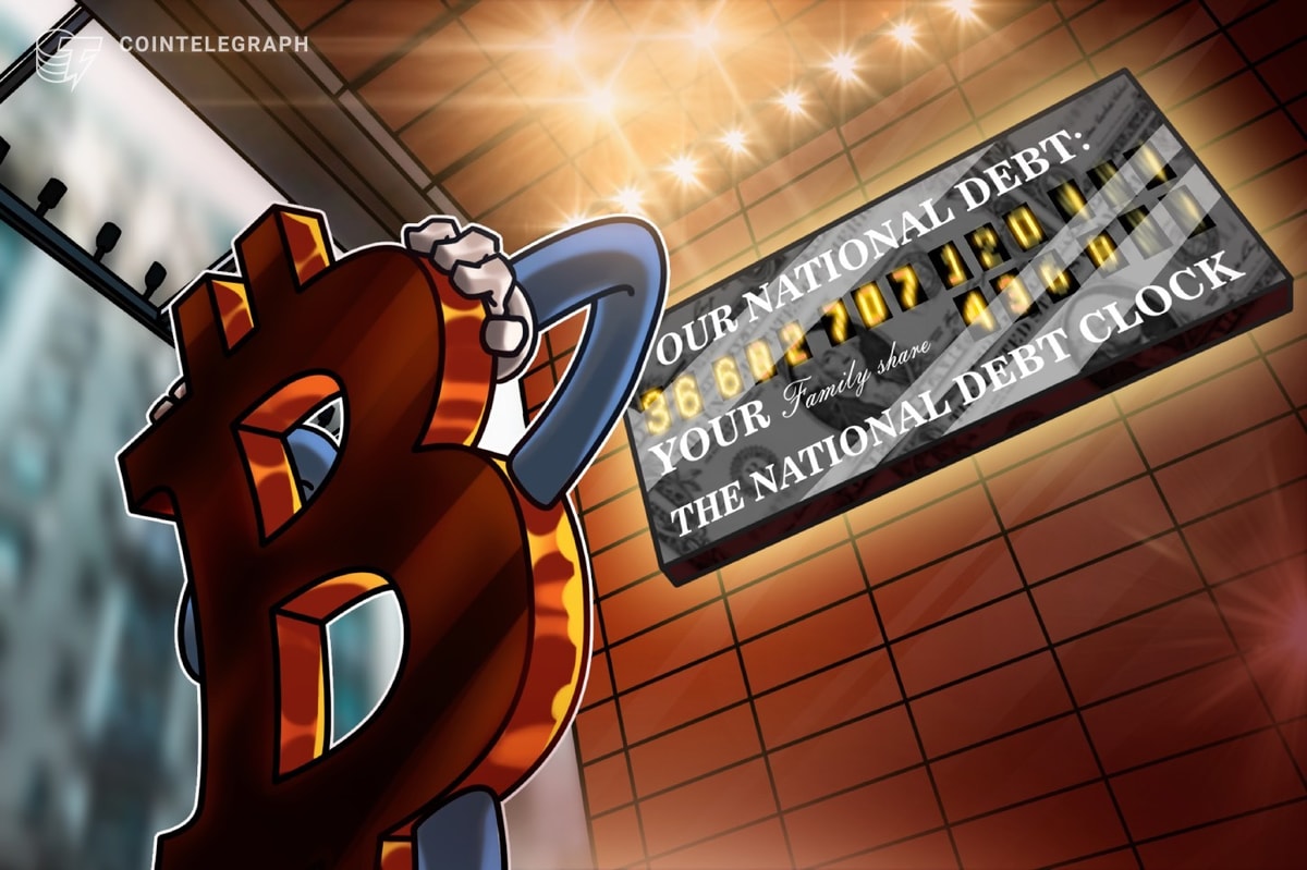 Биткойн достиг новых максимумов, так как долг США вырос до 36,6 трлн долларов. Макроэкономические данные детализируют ралли BTC?