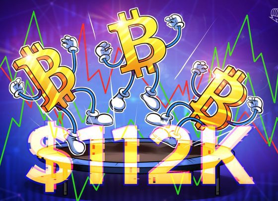 Биткойн достигает новой высотой 112 тыс. Долл. США, когда медведи см. Ликвидация 200 миллионов долларов США.