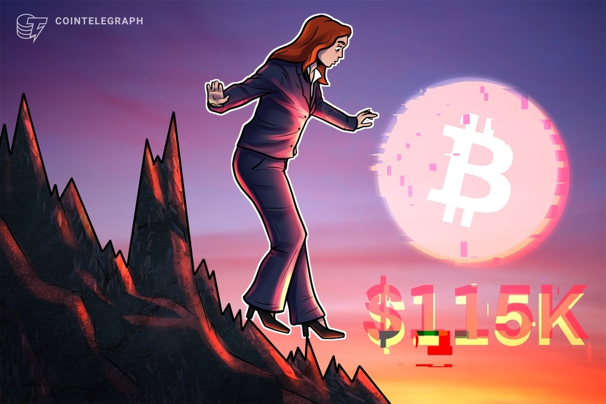 Биткойн лиц “пониженной интенсивности бычьей интенсивности”, поскольку трейдеры сосредотачиваются на 115 000 долларов США