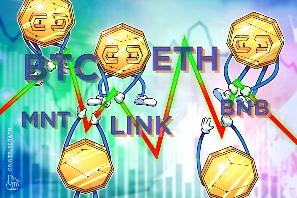 Будет ли в первую очередь восстановиться ETH, BNB, Link, MNT?